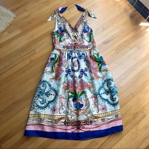Anthropologie silk dress